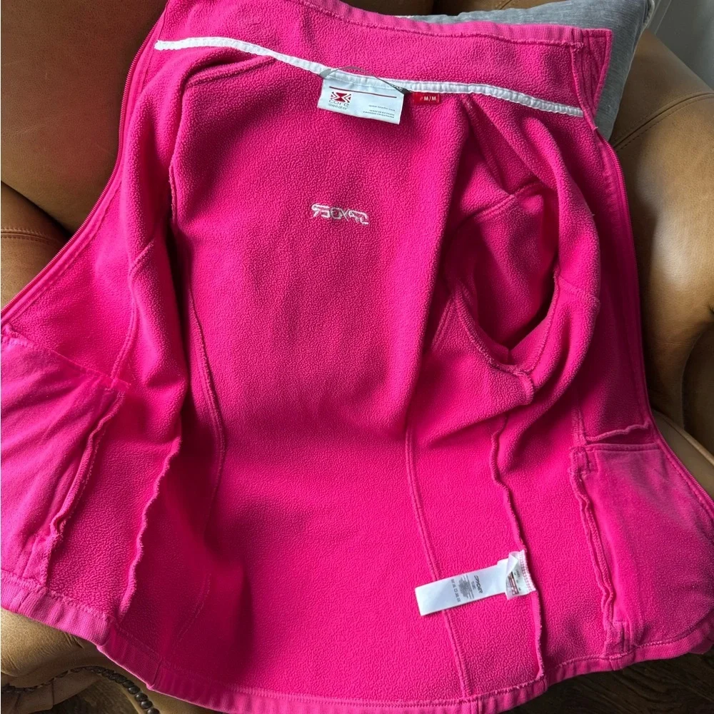 Spyder Core Sweater Fleece Lined Jacket Warm Outdoor Ski Layer Cozy Pink Medium
